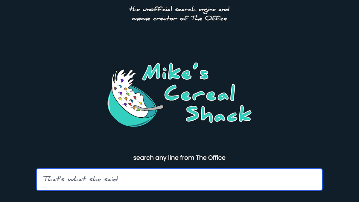 Mike's Cereal Shack